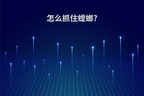 怎么抓住螳螂?
