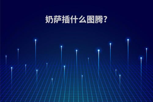 奶萨插什么图腾?
