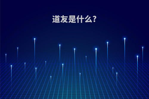 道友是什么?
